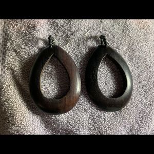 Wood earrings